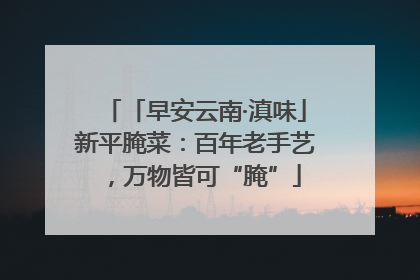 「早安云南·滇味」新平腌菜：百年老手艺，万物皆可“腌”