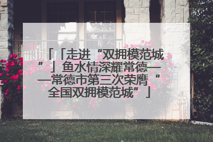 「走进“双拥模范城”」鱼水情深耀常德——常德市第三次荣膺“全国双拥模范城”