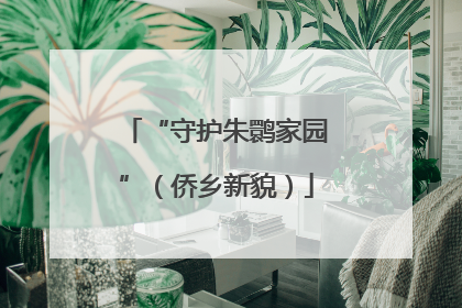 “守护朱鹮家园”（侨乡新貌）