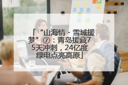 “山海情・雪域援梦”⑦：青岛援藏75天冲刺，24亿度绿电点亮高原