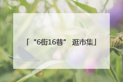 “6街16巷” 逛市集