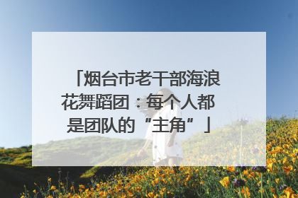 烟台市老干部海浪花舞蹈团：每个人都是团队的“主角”