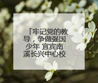 牢记党的教导，争做强国少年 宜宾南溪长兴中心校举行少先队入队仪式