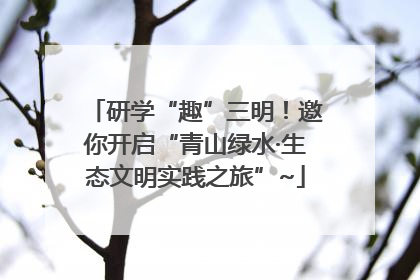 研学“趣”三明！邀你开启“青山绿水·生态文明实践之旅”~