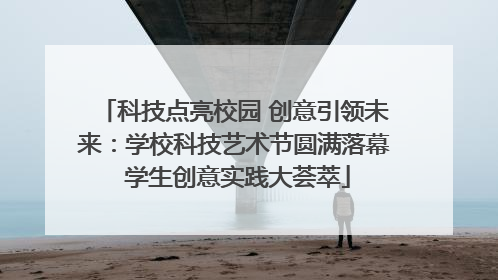 科技点亮校园 创意引领未来：学校科技艺术节圆满落幕 学生创意实践大荟萃