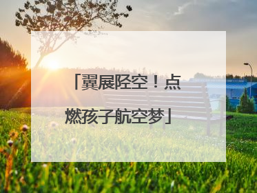 翼展陉空！点燃孩子航空梦