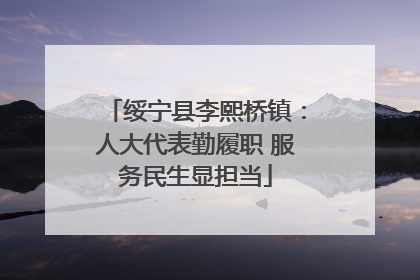 绥宁县李熙桥镇：人大代表勤履职 服务民生显担当