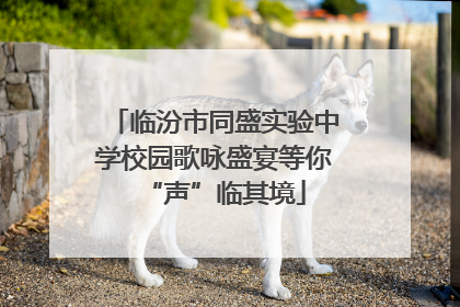 临汾市同盛实验中学校园歌咏盛宴等你“声”临其境