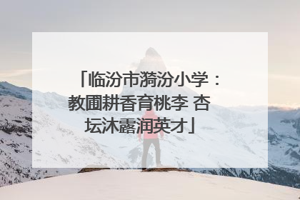 临汾市漪汾小学：教圃耕香育桃李 杏坛沐露润英才