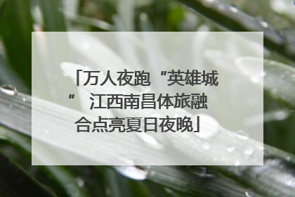万人夜跑“英雄城” 江西南昌体旅融合点亮夏日夜晚