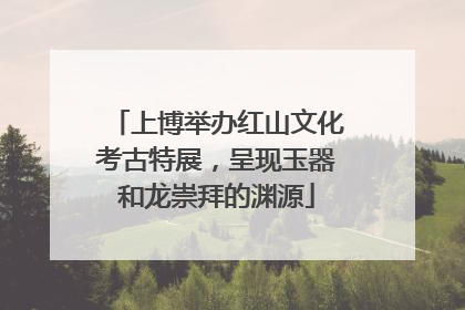 上博举办红山文化考古特展，呈现玉器和龙崇拜的渊源