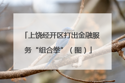上饶经开区打出金融服务“组合拳”（图）