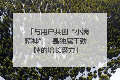 与用户共创“小满精神”，是独属于劲牌的增长潜力