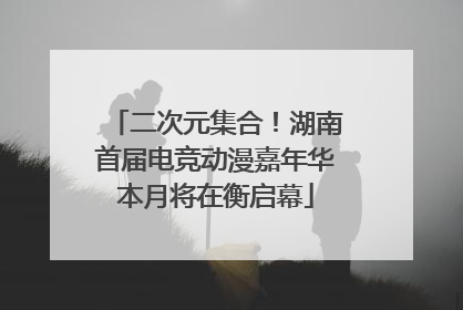 二次元集合！湖南首届电竞动漫嘉年华本月将在衡启幕