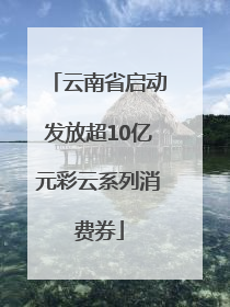 云南省启动发放超10亿元彩云系列消费券