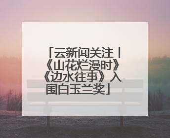 云新闻关注丨《山花烂漫时》《边水往事》入围白玉兰奖