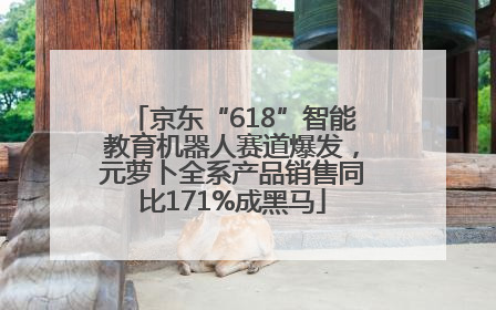 京东“618”智能教育机器人赛道爆发，元萝卜全系产品销售同比171%成黑马