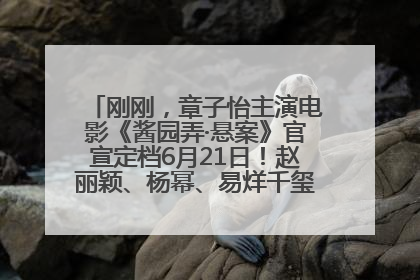 刚刚，章子怡主演电影《酱园弄·悬案》官宣定档6月21日！赵丽颖、杨幂、易烊千玺等角色海报曝光