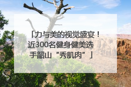 力与美的视觉盛宴！近300名健身健美选手韶山“秀肌肉”