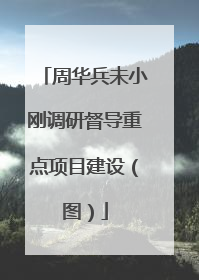 周华兵未小刚调研督导重点项目建设（图）