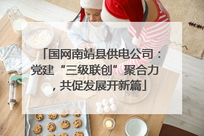 国网南靖县供电公司:党建“三级联创”聚合力,共促发展开新篇