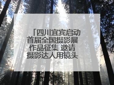 四川宜宾启动首届全国摄影展作品征集 邀请摄影达人用镜头捕捉城市之美