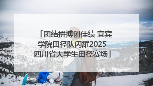 团结拼搏创佳绩 宜宾学院田径队闪耀2025四川省大学生田径赛场