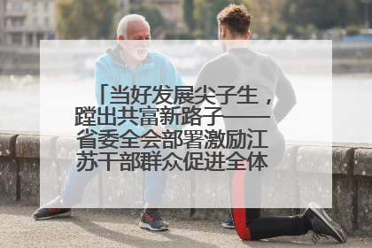当好发展尖子生，蹚出共富新路子——省委全会部署激励江苏干部群众促进全体人民共同富裕