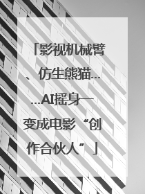 影视机械臂、仿生熊猫……AI摇身一变成电影“创作合伙人”