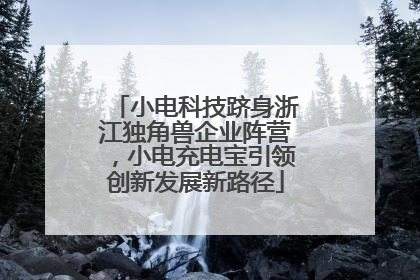 小电科技跻身浙江独角兽企业阵营，小电充电宝引领创新发展新路径