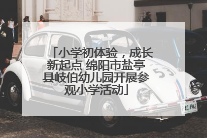 小学初体验，成长新起点 绵阳市盐亭县岐伯幼儿园开展参观小学活动