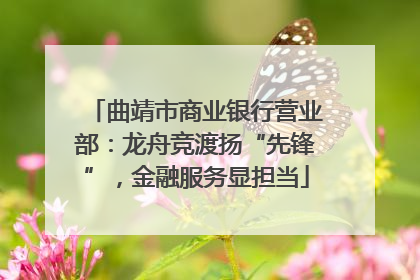 曲靖市商业银行营业部：龙舟竞渡扬“先锋”，金融服务显担当