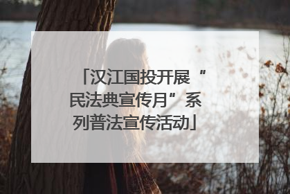 汉江国投开展“民法典宣传月”系列普法宣传活动