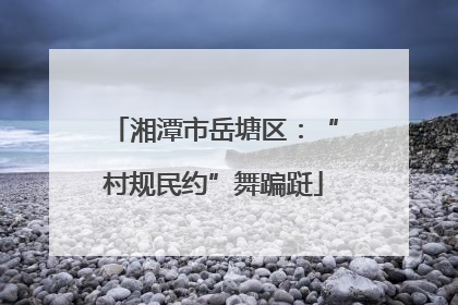 湘潭市岳塘区：“村规民约”舞蹁跹