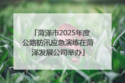 菏泽市2025年度公路防汛应急演练在菏泽发展公司举办