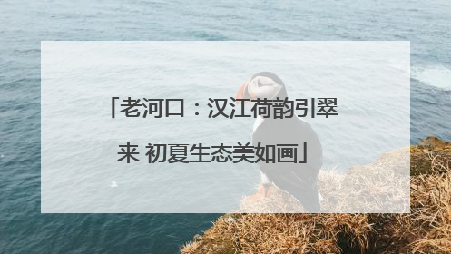 老河口：汉江荷韵引翠来 初夏生态美如画