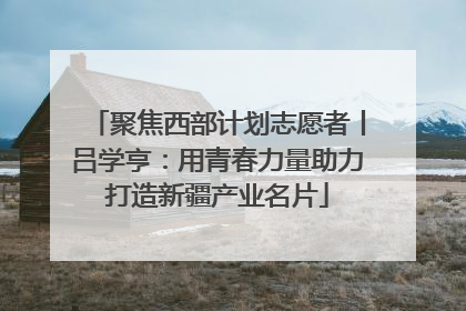 聚焦西部计划志愿者丨吕学亨：用青春力量助力打造新疆产业名片