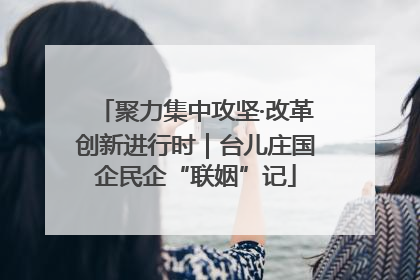 聚力集中攻坚·改革创新进行时｜台儿庄国企民企“联姻”记