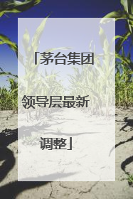 茅台集团领导层最新调整