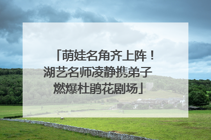 萌娃名角齐上阵！湖艺名师凌静携弟子燃爆杜鹃花剧场