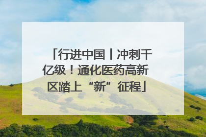 行进中国丨冲刺千亿级！通化医药高新区踏上“新”征程