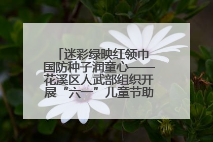 迷彩绿映红领巾 国防种子润童心——花溪区人武部组织开展“六一”儿童节助学兴教活动