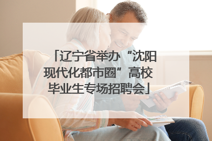 辽宁省举办“沈阳现代化都市圈”高校毕业生专场招聘会