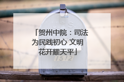 贺州中院：司法为民践初心 文明花开耀天平