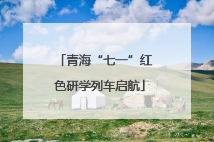 青海“七一”红色研学列车启航