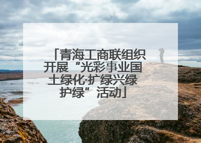 青海工商联组织开展“光彩事业国土绿化·扩绿兴绿护绿”活动