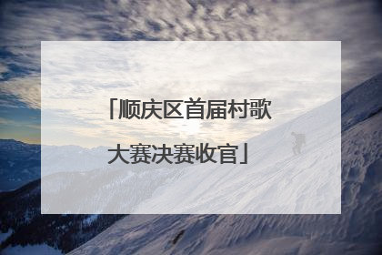 顺庆区首届村歌大赛决赛收官