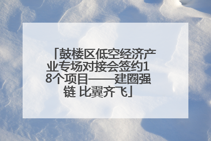 鼓楼区低空经济产业专场对接会签约18个项目——建圈强链 比翼齐飞