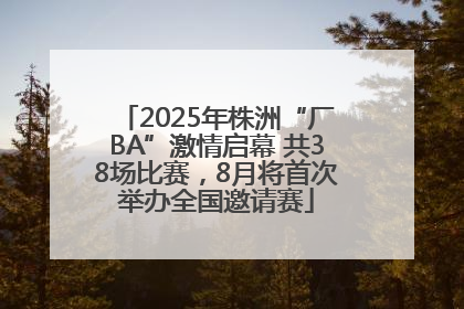 2025年株洲“厂BA”激情启幕 共38场比赛，8月将首次举办全国邀请赛